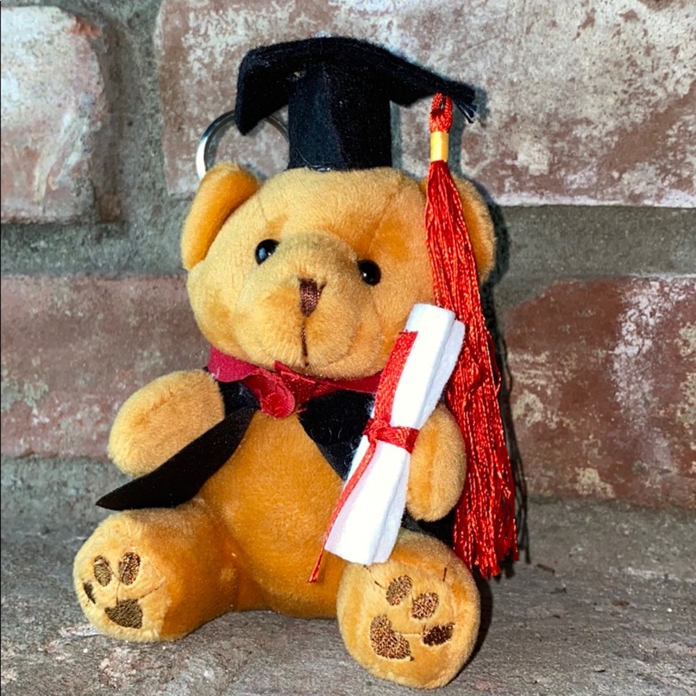 Graduation Bear Key Chain